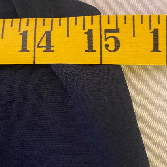 Alice + Olivia Fierra Silk Blend Tank Dress Navy Blue Y-Back Mini Size XS/TP - Picture 11 of 13